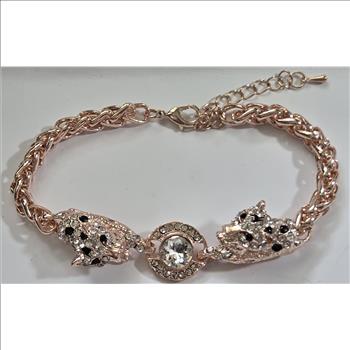 No Reserve Austrian Crystal Tiger Bracelet