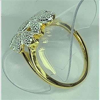 No Reserve Natural Diamond Ring Size 10