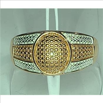 No Reserve Natural Diamond Ring Size 10 RG
