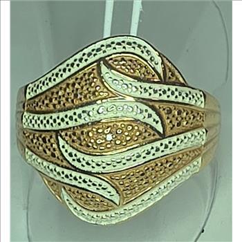 No Reserve Natural Diamond Ring Size 10 RG