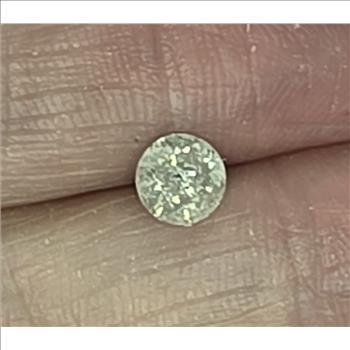 No Reserve .81 CT Natural Diamond Round Cut Loose Gemstone