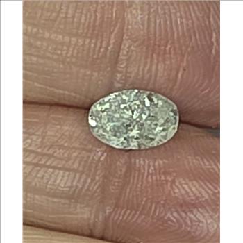 No Reserve 1.15 ct Natural Diamond Oval Cut Loose Gemstone