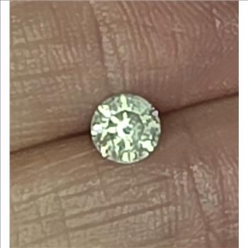 No Reserve .62 ct Natural Diamond Round Cut Loose Gemstone