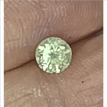 No Reserve .52 ct Natural Diamond Round Cut Loose Gemstone