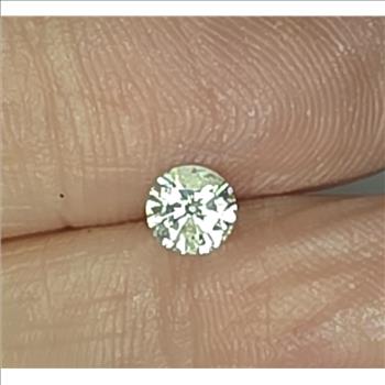 No Reserve .47 ct Natural Diamond Round Cut Loose Gemstone