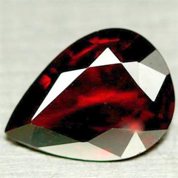 No Reserve VVS Natural Garnet Pear Cut Loose Gemstone