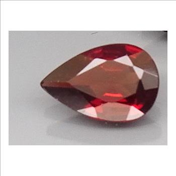 No Reserve VVS Natural Garnet Pear Cut Loose Gemstone