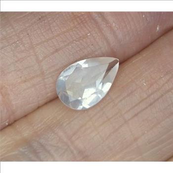 No Reserve VVS Natural Rose Quartz Pear Cut Loose Gemstone