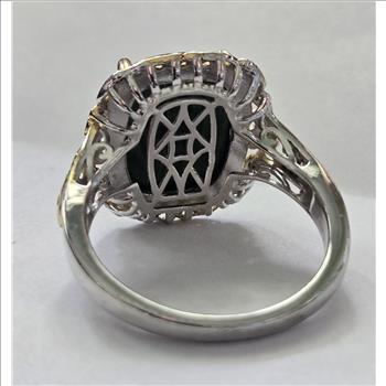 No Reserve Natural Malachite Ring Size 9