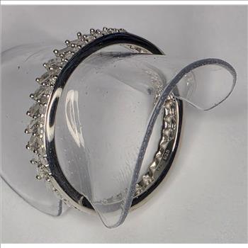 No Reserve .26 ct Natural Diamond Anniversary Ring Size 8