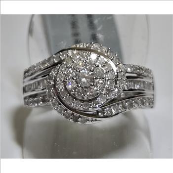 No Reserve 1.02 ct Natural Diamond Ring Size 9