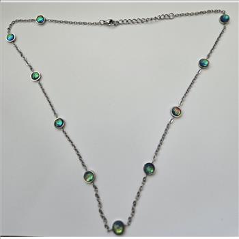 No Reserve Opal Station Necklace