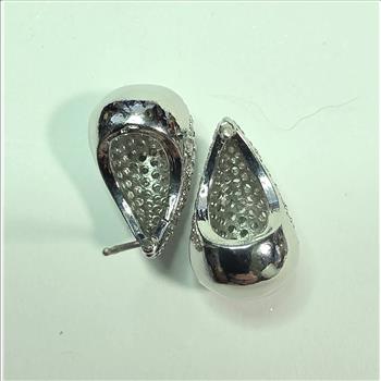 No Reserve Sumulated Diamond Earrings