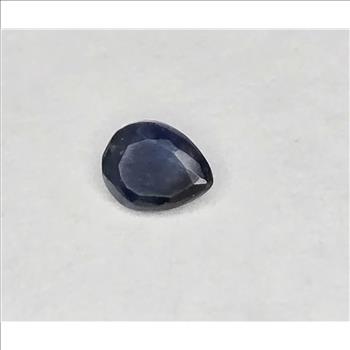 No Reserve Natural Sapphire Pear Cut Loose Gemstone