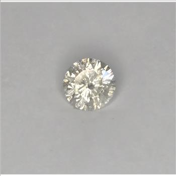 No Reserve .51 ct Natural Diamond Round Cut Loose Gemstone