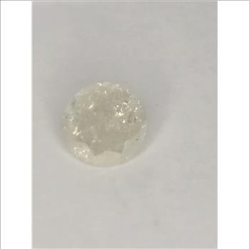 No Reserve .62 ct Natural Diamond Round Cut Loose Gemstone