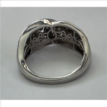 No Reserve Natural Diamond Ring Size 8
