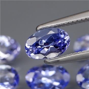  No Reserve VS Natural Tanzanite Oval Cut Loose Gemstone