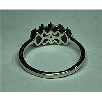 No Reserve.25 ct Natural Diamond RIng Size 7