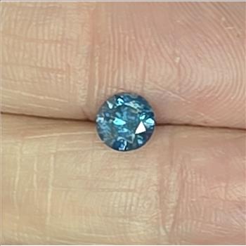 No Reserve  .46 ct Natural Diamond Round Cut Loose Gemstone