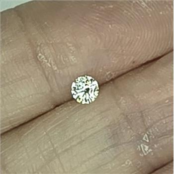 No Reserve  .17 ct Natural Diamond Round Cut Loose Gemstone