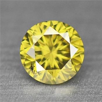 .01 ct Natural Yellow Diamond Round Cut Loose Stone