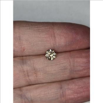 No Reserve .30 ct Natural Diamond Round Cut Loose Gemstone
