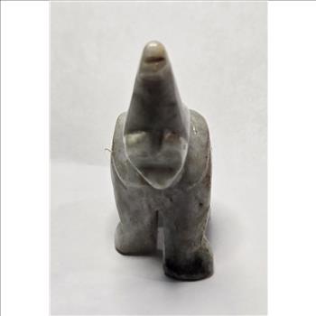 No Reserve  104.55 Natural Jade Carved Elephant 