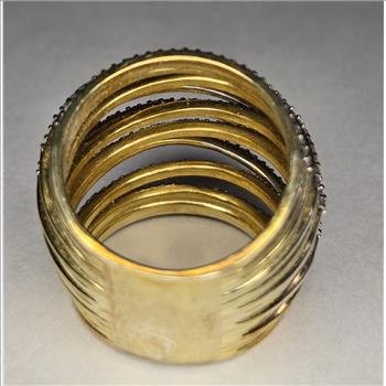 No Reserve .1.02 ct Natural Diamond Ring Size 7