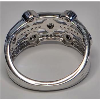 No Reserve .25 ct Natural Diamond Ring Size 7