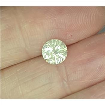 No Reserve .93 ct Natural Diamond Round Cut Loose Gemstone