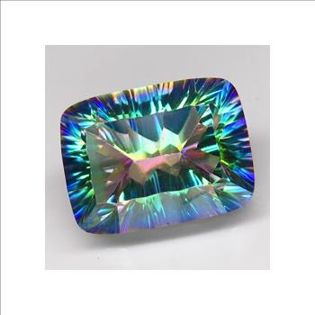 7.80 ct  VVS Natural Rainbow Mystic Topaz Octagon Cut Loose Gemstone