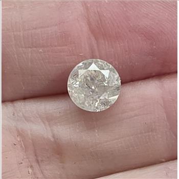 No Reserve 2.01 ct Natural Diamond Round Cut Loose Gemstone