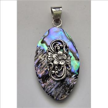 No Reserve Abalone Shell Pendant