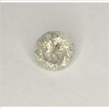 No Reserve 1.06 ct Natural Diamond Round Cut Loose Gemstone ksi2