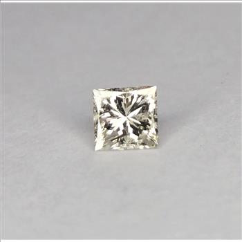 No Reserve VVS2 .21 ct Natural Diamond Princess Cut Loose Gemstone ksi2