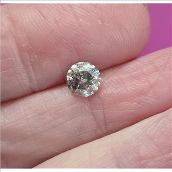 No Reserve .72 ct Natural Diamond Round Cut Loose Gemstone                                                                                                                                                                                                      