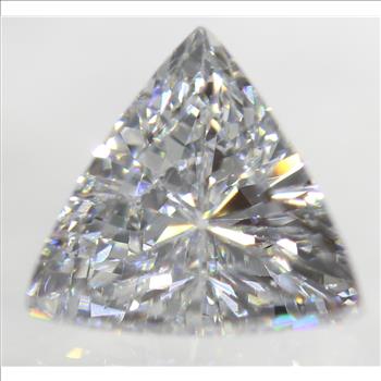 No Reserve .15 ct VS2 Natural Diamond Trillion Cut Loose Gemstone