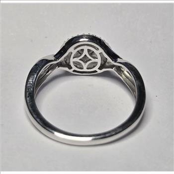 No Reserve  .25 ct Natural Diamond Ring Size 10