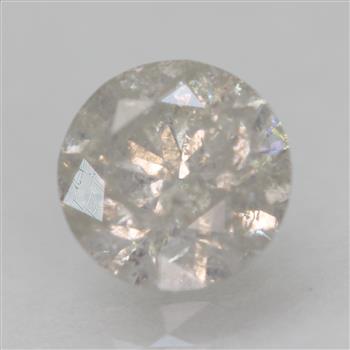 No Reserve  .82 ct Natural Diamond Round Cut Loose Gemstone