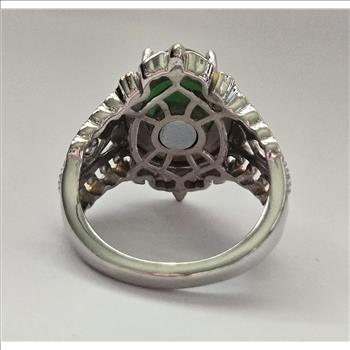 No Reserve Natural Jade Ring Size 10