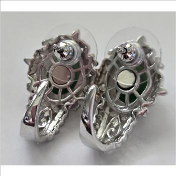 No Reserve Natural Jade Earrings