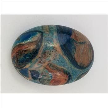 26.78 ct Natural Ghost Eye Jasper Oval Cut Loose Gemstone