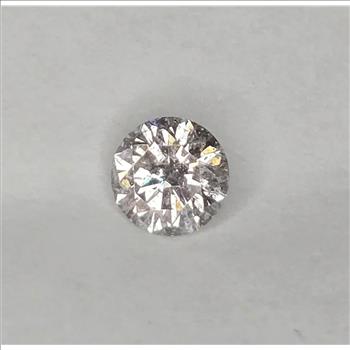 No Reserve .26 ct Natural Diamond Round Cut Loose Gemstone
