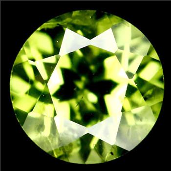 No Reserve Natural Peridot Round Cut Loose Gemstone