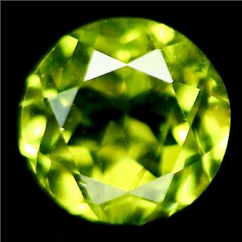 No Reserve Natural Peridot Round Cut Loose Gemstone