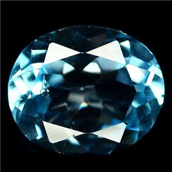 No Reserve VVS Natural Blue Topaz Oval Cut Loose Gemstone