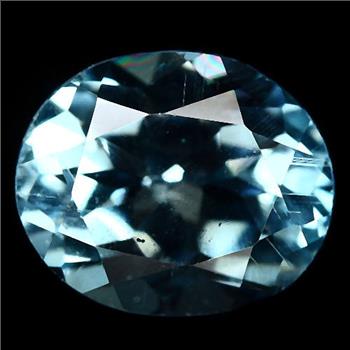 No Reserve VVS Natural Blue Topaz Oval Cut Loose Gemstone