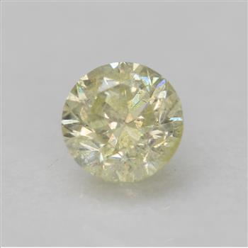 No Reserve .26 ct Natural Diamond Round Cut Loose Gemstone