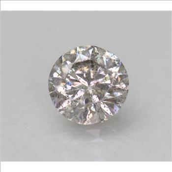 No Reserve .30 ct Natural Diamond Round Cut Loose Gemstone